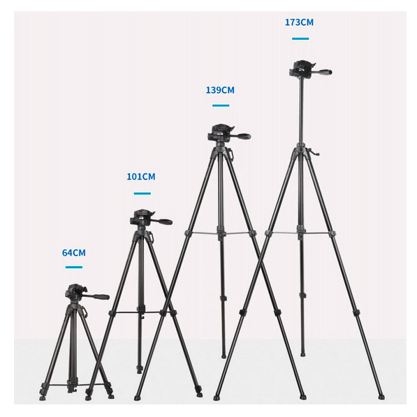 QZSD Q1730 173cm 4kg Foto Stativ (panoramska glava) - 2